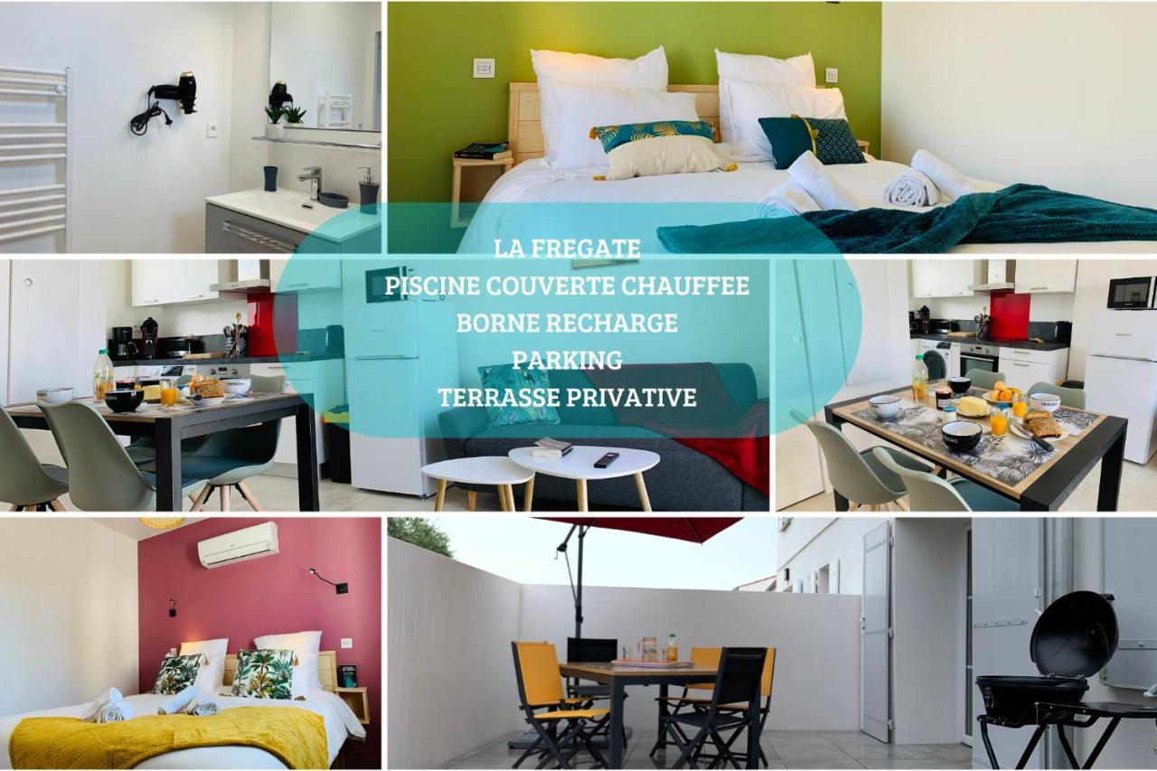 Le Vaisseau Maison Avec Piscine/Parking/Wifi/Plages 5Kms Ле Мат Екстериор снимка